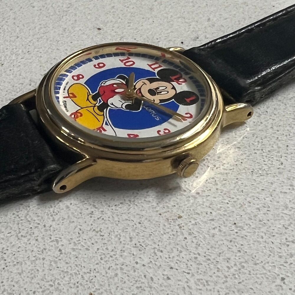 Vintage Disney Mickey Mouse Lorus Quartz Watch - Picture 10 of 12